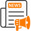 Communique De Presse Annonce Medias Icône