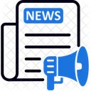 Communique De Presse Annonce Medias Icône