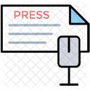 Presse Communiques Medias Icône