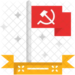 Communist Flag Icon