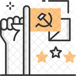Communist Flag  Icon