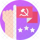 Communist Flag Labor Flag Communist Icon