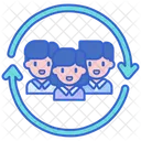 Community Group Students Icon