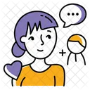 Gestionnaire De Communaute Reseautage Reseau Social Icône
