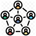 Community Social Network Collaboration Connection People Culture Globalization Icon