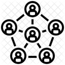 Community Social Network Collaboration Connection People Culture Globalization Icon