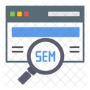 SEO Web Marketing Icono