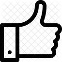 Curtir Polegar Para Cima Engajamento Ícone