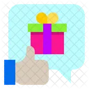 Como regalo  Icono