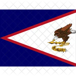 Como samoa americana Flag Ícone