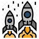 Comoetitive Competition Rocket Icon