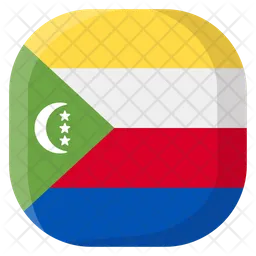 Comores Flag Ícone