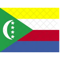 Comores Flag Ícone