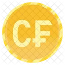 Comorian Franc Coin  Icon