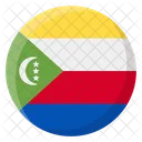 Comoros Flag Country Icon