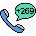 Comoros Dial Code  Icon