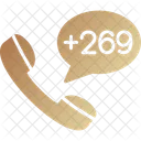 Comoros Dial Code  Icon
