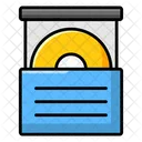 Compact Disc Storage Device Dvd Disc Icon