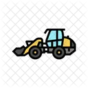 Compact Loader Construction Icon