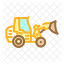 Compact Loader Construction Icon