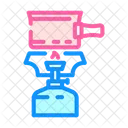 Compact Camping Stove Icon