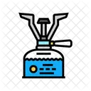Estufa Compacta Para Acampar Icono