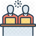 Colega Colaborador Camarada Icono