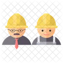 Compañero de trabajo  Icono