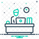 Companero De Trabajo Asociado Asistente Icono
