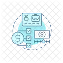 Corporate Spending Credit Card Debit Card Icon