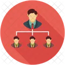 Company Hierarchy Team Icon