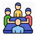 Discussion Presentation Conference Icon
