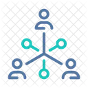 Network Hierarchy Connections Icon