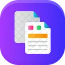 Company Papers Contract Documents Icon
