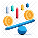 Comparacion De Criptomonedas Escala De Dinero Comparacion De Monedas Icono