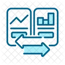 Comparações de gráficos  Ícone