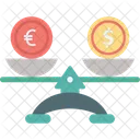 Comparaison Des Taux De Change Taux De Change Devises Etrangeres Icône