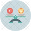 Comparaison Des Taux De Change Taux De Change Devises Etrangeres Icône