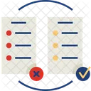 Comparar Comparacion Prueba Icono