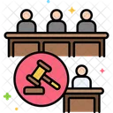 Comparecencia ante el tribunal  Icon