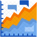 Comparison Graph Statistics Analysis Icon