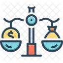 Comparison Equity Scales Icon