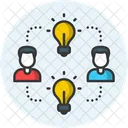 Compartir Ideas Personas Comunicacion Icono