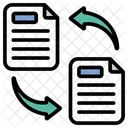 Compartilhamento De Arquivos Compartilhamento De Dados Transferencia De Dados Ícone