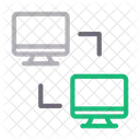 Compartilhamento De Arquivos Transferencia Troca Ícone
