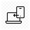 Compartilhamento De Arquivos Transferencia De Dados Celular Icon