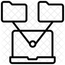 Compartilhamento De Arquivos Transferencia Arquivo Ícone