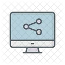 Compartilhamento de computador  Ícone