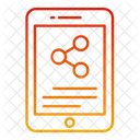 Compartilhamento De Conteudo Compartilhamento De Arquivos Transferencia De Dados Ícone
