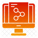 Compartilhamento De Conteudo Compartilhamento De Arquivos Transferencia De Dados Ícone